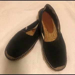 Viscata Espadrille - Black Slip-on Size 9/39